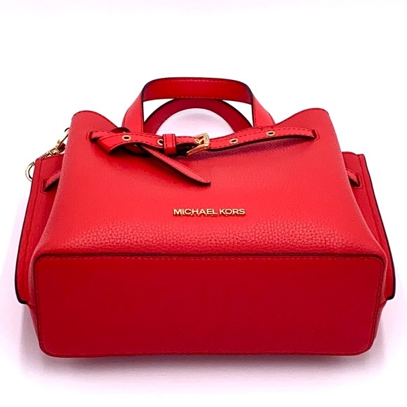 MICHAEL KORS EMILIA SMALL SATCHEL 
 DARK SANGRIA - Picture 8 of 16
